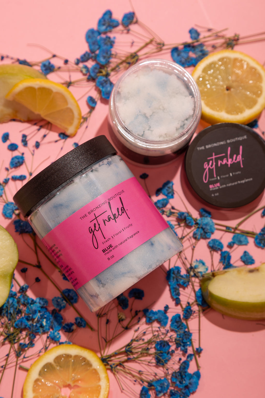 Blue Get Naked Body Scrub